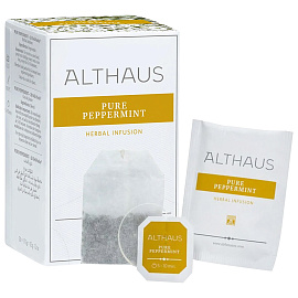 Чай травяной Althaus Pure Peppermint 20 пакетиков