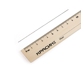 Линейка 15см Красин "Стандарт", дерево фото Линейка 15см Красин "Стандарт", дерево