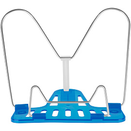 Подставка для книг СТАММ "Премиум", неоновая синяя