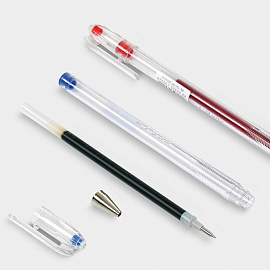 Ручка гелевая неавтоматическая Pilot BL-G1-5T красная (толщина линии 0.3 мм)