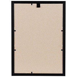 Рамка пластиковая 21*30см, OfficeSpace "Basic", небьющееся стекло, черная