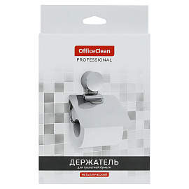 Держатель для туалетной бумаги в рулонах OfficeClean нержавеющая сталь, хром