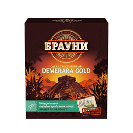 Сахар кусковой Брауни Demerara тростниковый 500 г