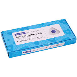 Ластик OfficeSpace "Expert XL", треугольный, большой, термопластичная резина, пластик. держатель, 50*50*9мм