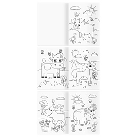 Раскраска А4, 16 стр., ТРИ СОВЫ "Любимая раскраска