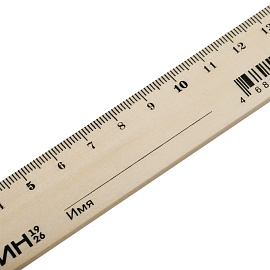 Линейка 15см Красин "Стандарт", дерево фото Линейка 15см Красин "Стандарт", дерево