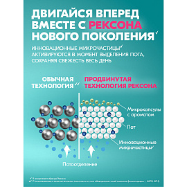 Антиперспирант шариковый 50 мл, РЕКСОНА "Сухость пудры
