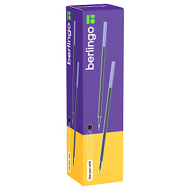 Стержень гелевый Berlingo "xGel", "G-Line", "Velvet", "Standard", "Ultra" черный, 129мм, 0,5мм