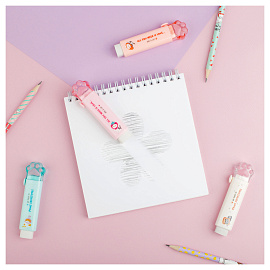 Ластик MESHU "Cat Paw", 93*28*17мм, термопластичная резина, выдвижной, пластиковый футляр фото Ластик MESHU "Cat Paw", 93*28*17мм, термопластичная резина, выдвижной, пластиковый футляр