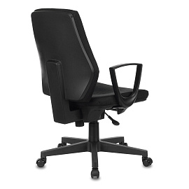 Кресло офисное Бюрократ CH-545 черное (ткань, пластик)