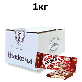 Шоколад молочный АККОНД "Шоко-кроко" с цельными злаками, 1000 г