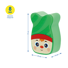 Точилка пластиковая Мульти-Пульти "Гномики" 1 отверстие, ассорти фото Точилка пластиковая Мульти-Пульти "Гномики" 1 отверстие, ассорти