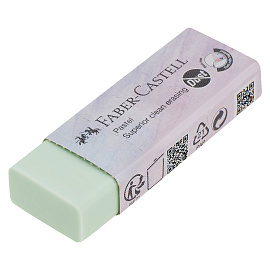 Ластик Faber-Castell "Dust Free Pastel", прямоугольный, ассорти фото Ластик Faber-Castell "Dust Free Pastel", прямоугольный, ассорти