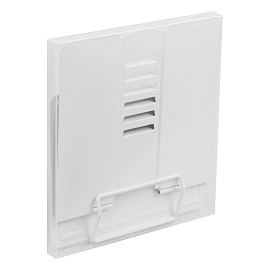 Подставка для книг СТАММ, металлическая, регулируемый угол наклона, белая