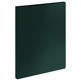 Папка с боковым зажимом СТАММ "Диагональ" А4, 17мм, 700мкм, пластик, изумруд