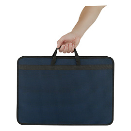 Сумка деловая OfficeSpace "Glasgow" А3, ткань, ассорти, 2 отделения, молния