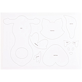 Цветная пористая резина (фоамиран) ArtSpace, А4, 7л., 7цв., 2мм, интенсив