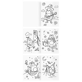 Раскраска А4, 8 стр., ТРИ СОВЫ "Вкусная раскраска