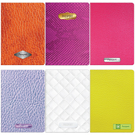 Обложка для паспорта OfficeSpace фотопечать, ПВХ, "Текстура" ассорти