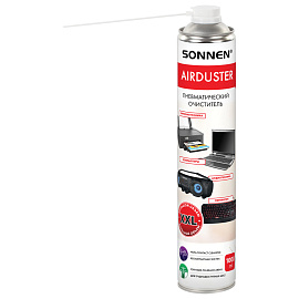 Баллон со сжатым воздухом SONNEN ДЛЯ ОЧИСТКИ ТЕХНИКИ, 1000 мл, 513755 фото Баллон со сжатым воздухом SONNEN ДЛЯ ОЧИСТКИ ТЕХНИКИ, 1000 мл, 513755