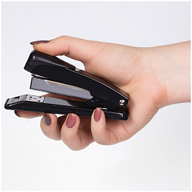 Степлер №24/6 OfficeSpace до 20л., металлический корпус, черный фото Степлер №24/6 OfficeSpace до 20л., металлический корпус, черный