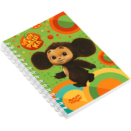 Записная книжка А6 80л. на гребне Мульти-Пульти "Чебурашка фото Записная книжка А6 80л. на гребне Мульти-Пульти "Чебурашка