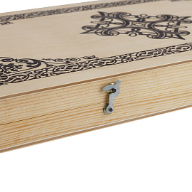 Игра настольная ТРИ СОВЫ "Нарды", с деревянной доской 40*40см фото Игра настольная ТРИ СОВЫ "Нарды", с деревянной доской 40*40см