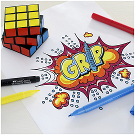 Фломастеры Faber-Castell Grip 20 цветов фото Фломастеры Faber-Castell Grip 20 цветов