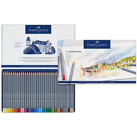 Карандаши акварельные Faber-Castell Goldfaber Aqua 36 цветов фото Карандаши акварельные Faber-Castell Goldfaber Aqua 36 цветов