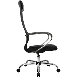 Кресло для руководителя Easy Chair 675 TTW черное (сетка/ткань, металл)