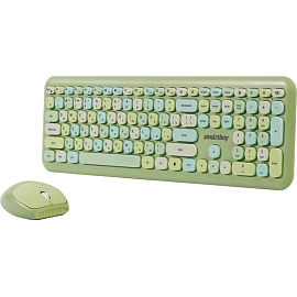 Комплект беспроводной клавиатура и мышь Smartbuy (SBC-666395AG-G)