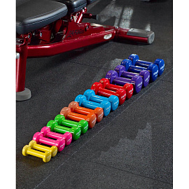 Гантель виниловая Starfit DB-101 4 кг фиолетовая