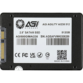 SSD накопитель Agi 512 ГБ (AGI500GIMAI238)