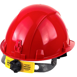Каска защитная термостойкая ТМ РОСОМЗ СОМЗ-55 FavoriT Termo Rapid красная с храповым механизмом (76716)