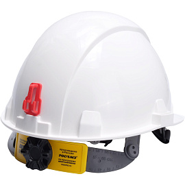Каска защитная термостойкая РОСОМЗ СОМЗ-55 FavoriT Termo Rapid белая с храповым механизмом (76717)