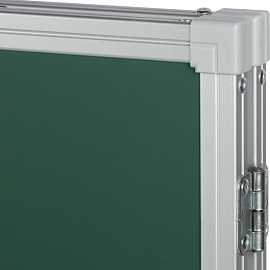 Доска магнитно-меловая Attache Classic 100х300 см зеленая трехсекционная с лаковым покрытием