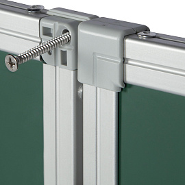 Доска магнитно-меловая Attache Classic 100х300 см зеленая трехсекционная с лаковым покрытием