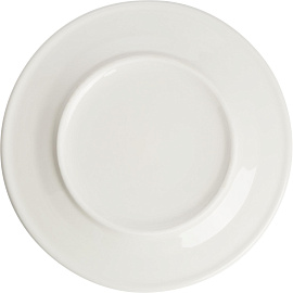 Тарелка обеденная Kaylas фарфор 22.4 см белая (6 штук в упаковке)
