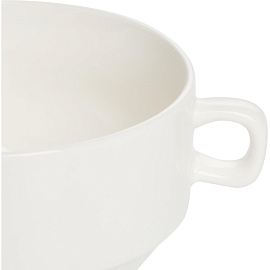 Чаша фарфоровая Kaylas 430 мл белая (6 штук в упаковке)