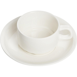 Чайная пара Kaylas фарфоровая 230 мл (6 штук в упаковке)