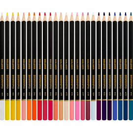 Карандаши цветные Kores Kolores Selection 50 карандашей 50 цветов трёхгранные (металлические, неоновые)
