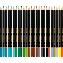 Карандаши цветные Kores Kolores Selection 50 карандашей 50 цветов трёхгранные (металлические, неоновые)