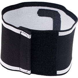 Повязка капитанская Torres SS11002-02 безразмерная черная/белая фото Повязка капитанская Torres SS11002-02 безразмерная черная/белая