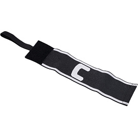 Повязка капитанская Torres SS11002-02 безразмерная черная/белая фото Повязка капитанская Torres SS11002-02 безразмерная черная/белая