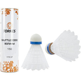 Воланы для бадминтона Torres 150 (6 штук в упаковке, BD20108) фото Воланы для бадминтона Torres 150 (6 штук в упаковке, BD20108)