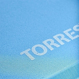 Блок для йоги Torres YL8005 8x15x23 см голубой