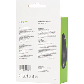 Мышь беспроводная Acer OMR131 чёрная (ZL.MCEEE.01E)