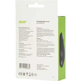 Мышь беспроводная Acer OMR132 чёрная/синяя (ZL.MCEEE.01F)