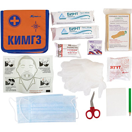 Аптечка КИМГЗ коллективная Виталфарм по приказам №1164н и №805н с наполнением (тканевая сумка)