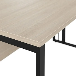 Стол прямой K-Loft 241S002 (дуб скандинавский/графит, 1380х670х752 мм)